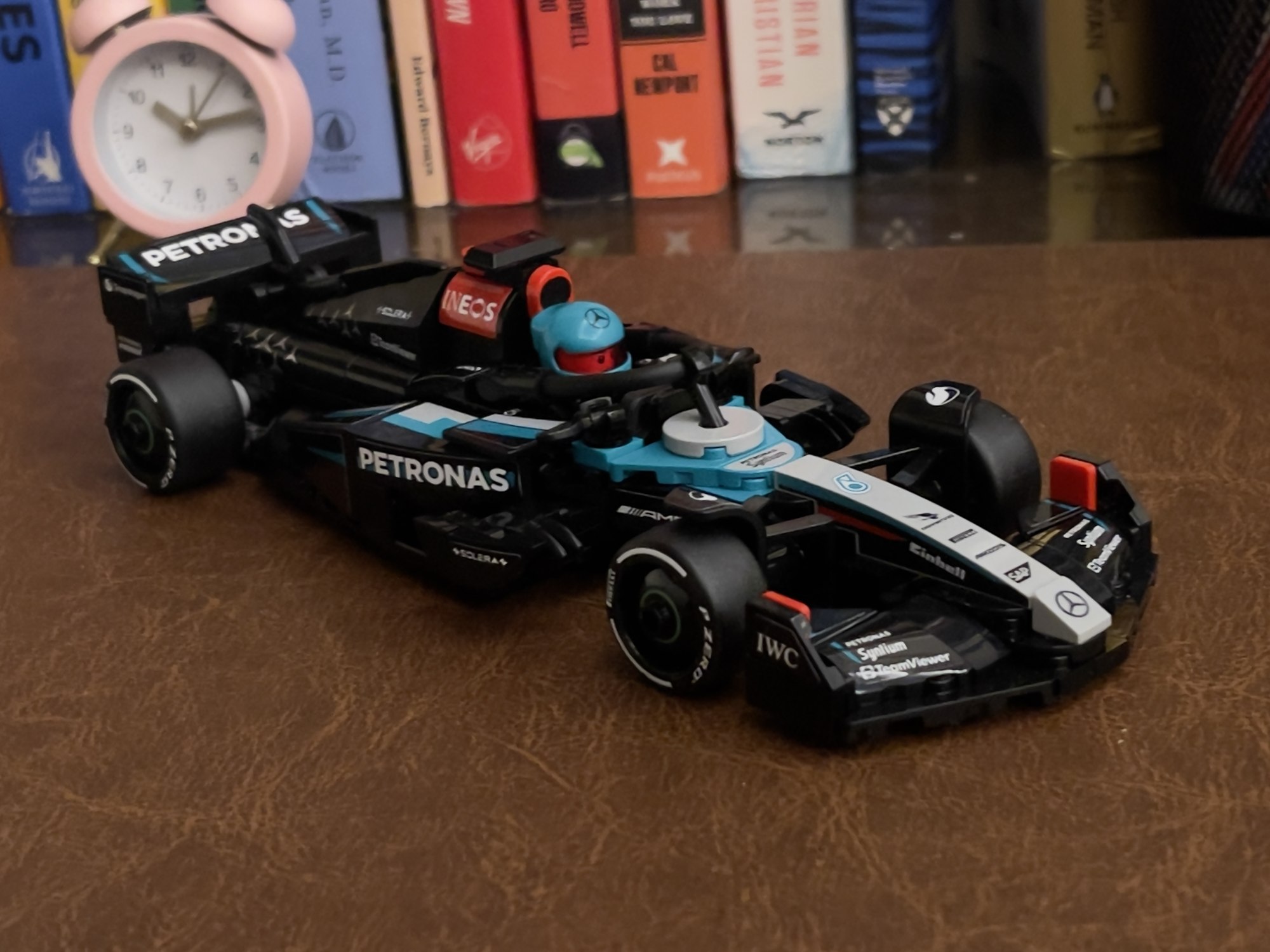 A Mercedes Formula 1 model car