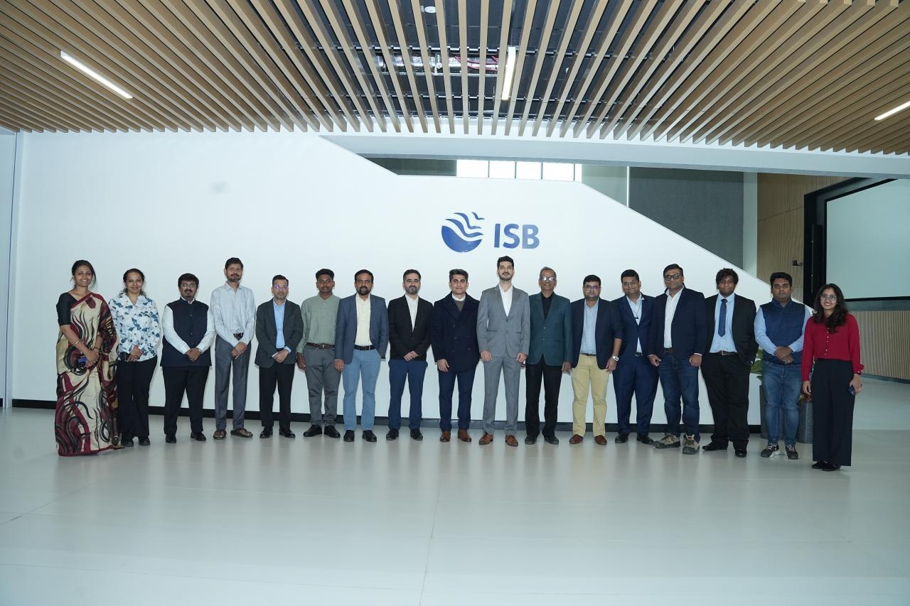 A group photograph at an ISB programme event
